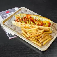 Menu hot dog new-yorkais