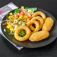 Jalapeños et oignon rings